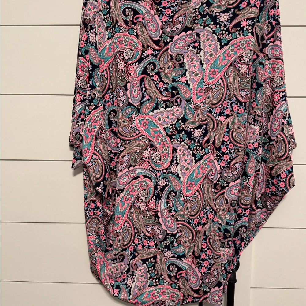 Paisley Print Women's Top - Multicolor